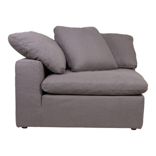 Clay - Livesmart Fabric Corner Chair - Light Gray