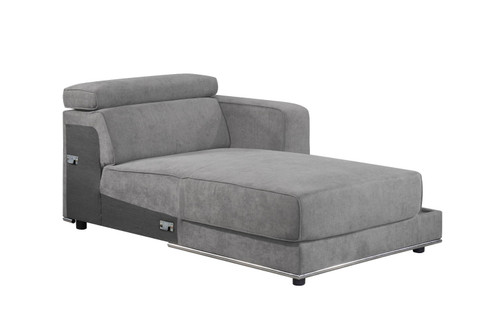 Alwin - Modular Rf Chaise - Dark Gray Fabric Alwin - Modular Rf Chaise - Dark Gray Fabric