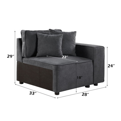 Silvester - Modular Chair w/2 Pillows