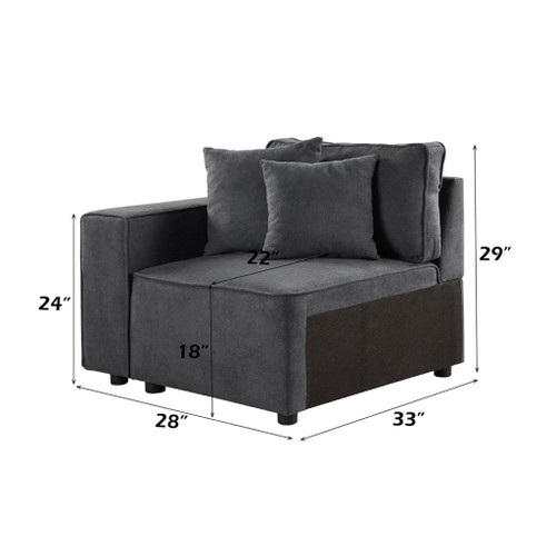 Silvester - Modular Chair w/2 Pillows