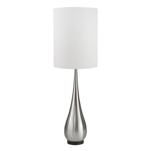 Metal Teardrop Table Lamp 33" - Silver