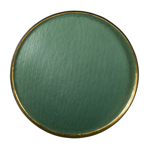 Iron Circle Wall Deco 29" - Blue