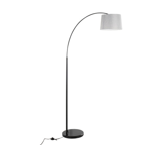 March - Floor Lamp - Black Marble