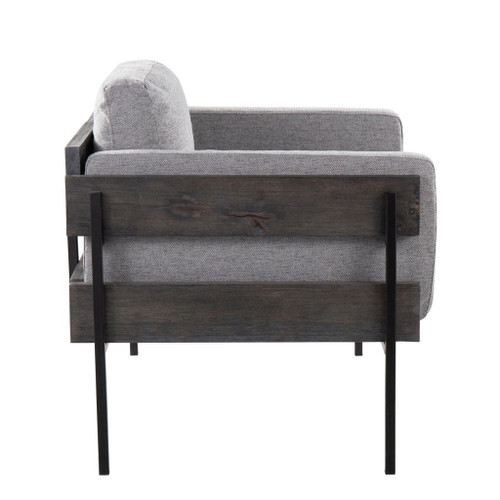Kari - Accent Chair - Black Metal