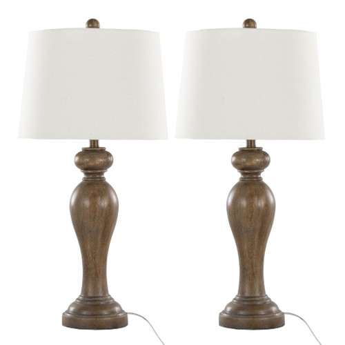 Peppa - Polyresin Table Lamp (Set of 2)