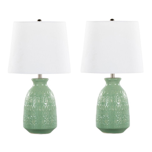 Claudia - 20" Ceramic Accent Lamp (Set of 2) Claudia - 20" Ceramic Accent Lamp (Set of 2)