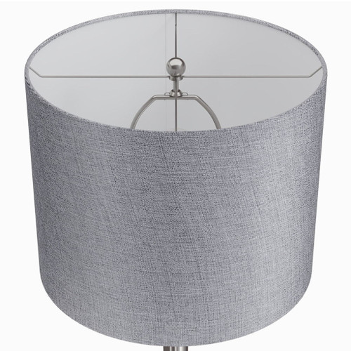 Lenuxe - 24" Metal Table Lamp (Set of 2) - Steel Base