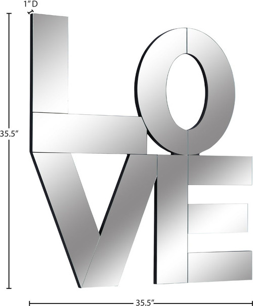 Love - Mirror - Pearl Silver