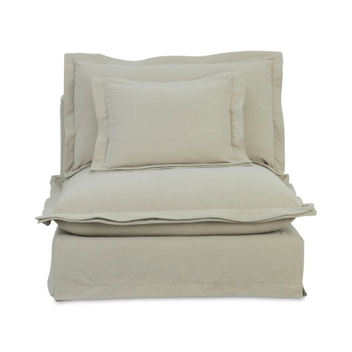 Olivia - Performance Fabric Slipper Chair - Sand