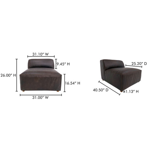 Form - Slipper Chair - Espresso Brown