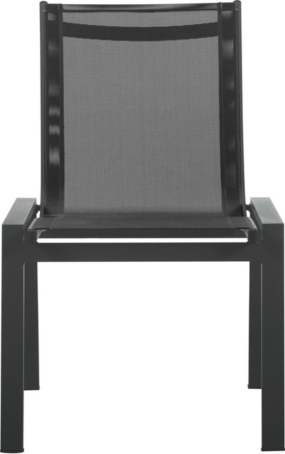 Nizuc - Outdoor Patio Dining Chair With Gray Frame (Set of 2)