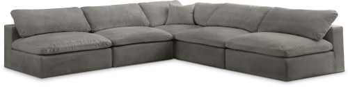 Cozy - 5 Piece Modular Corner Armless Sectional