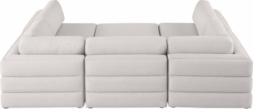 Beckham - 6 Piece Modular U-Shaped Armless Sectional