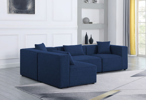 Cube - Linen 4 Piece Modular Corner Sectional