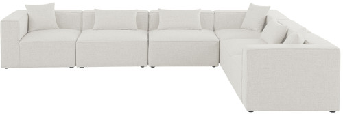 Cube - Linen 6 Piece Modular Corner Sectional