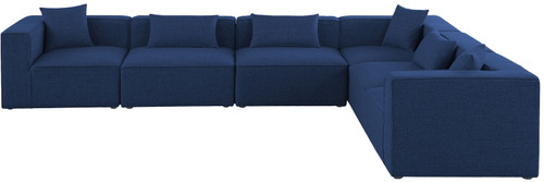 Cube - Linen 6 Piece Modular Corner Sectional