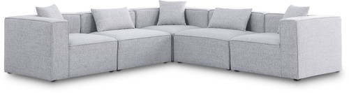 Cube - Linen 5 Piece Modular Corner Sectional