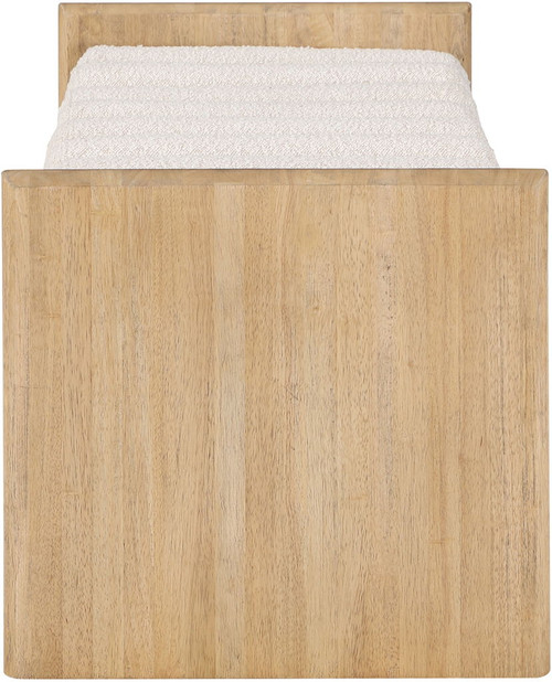 Waverly - Bench With Natural Frame