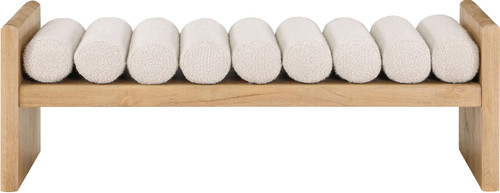 Waverly - Bench With Natural Frame