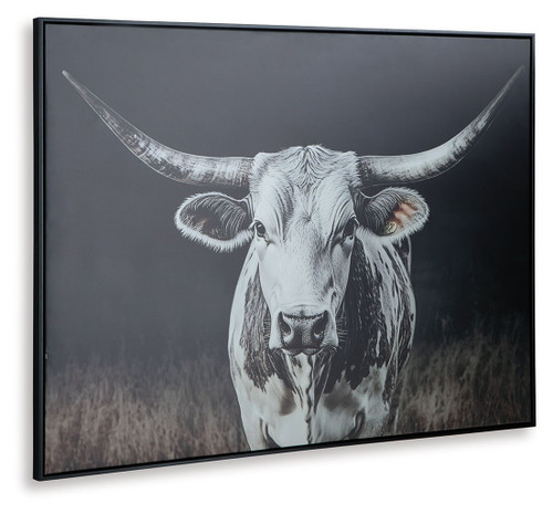 Harlandale - Black / White / Brown - Wall Art