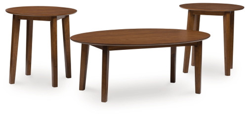 Gordonay - Occasional Table Set (Set of 3) - Brown