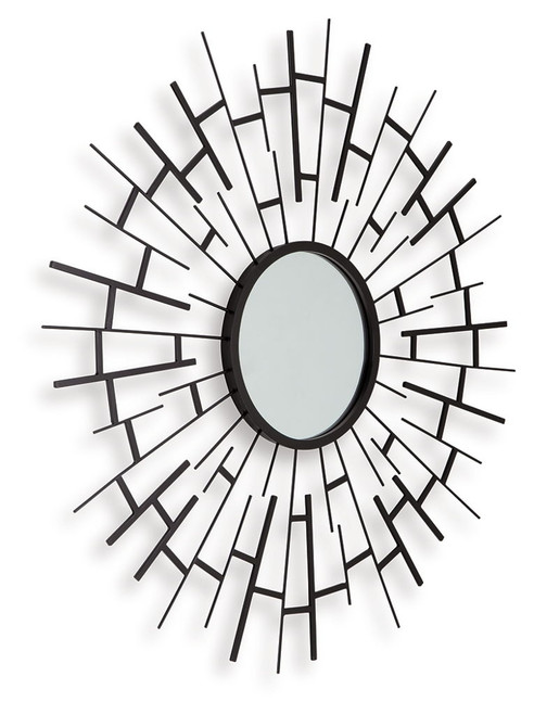 Garrenworth - Black - Accent Mirror