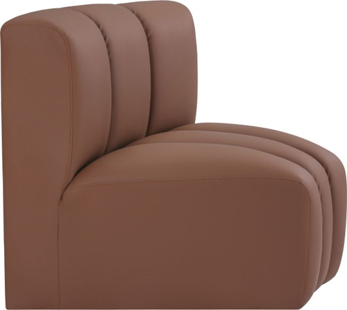Arc - Faux Leather Curved Corner Chair