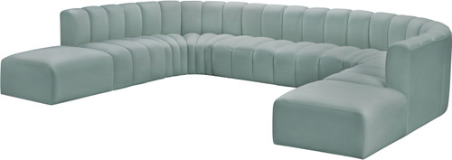 Arc - Faux Leather Modular Sectional