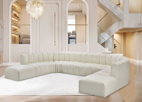 Arc - Faux Leather Modular Sectional