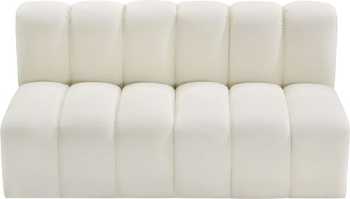 Arc - Faux Leather 2 Seats Modular Sofa