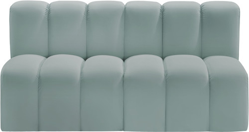 Arc - Faux Leather 2 Seats Modular Sofa