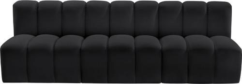 Arc - Faux Leather 3 Seats Modular Sofa