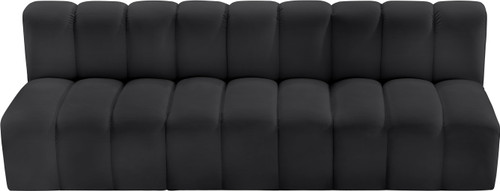 Arc - Faux Leather 3 Seats Modular Sofa