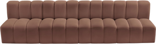 Arc - Faux Leather 4 Seats Modular Sofa