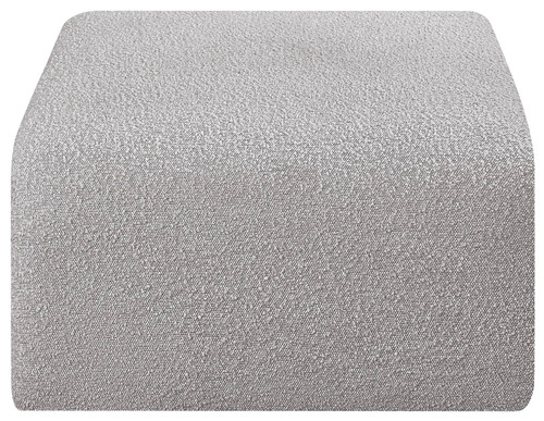 Arc - Boucle Fabric Ottoman