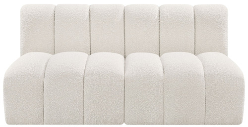 Arc - Boucle Fabric 2 Seats Modular Sofa