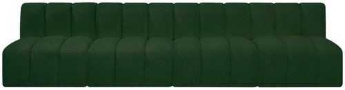Arc - Boucle Fabric 4 Seats Modular Sofa
