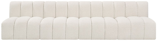 Arc - Boucle Fabric 4 Seats Modular Sofa