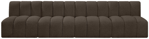 Arc - Boucle Fabric 4 Seats Modular Sofa