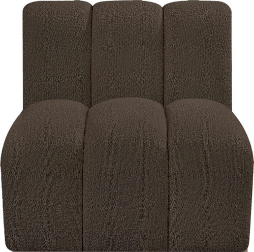 Arc - Boucle Fabric Straight Chair