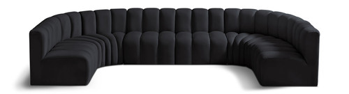 Arc - Velvet Modular U-Shaped Sectional