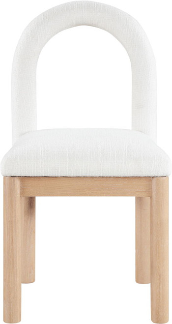 Conrad - Linen Dining Chair With Natural Legs