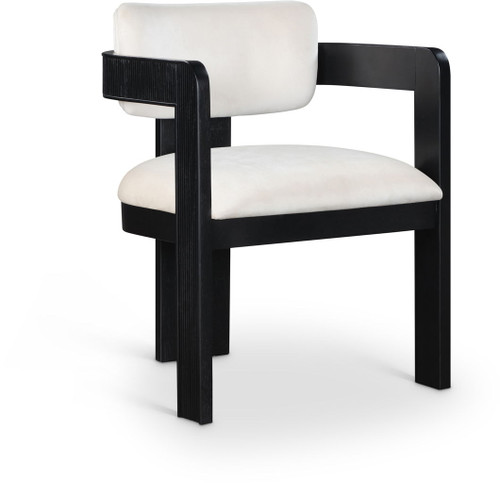 Sacha - Velvet Dining Chair With Black Base (Set of 2)