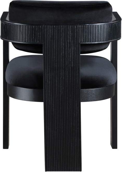 Sacha - Velvet Dining Chair With Black Base (Set of 2)