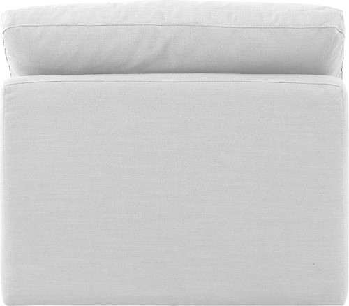 Indulge - Linen Armless Chair - White