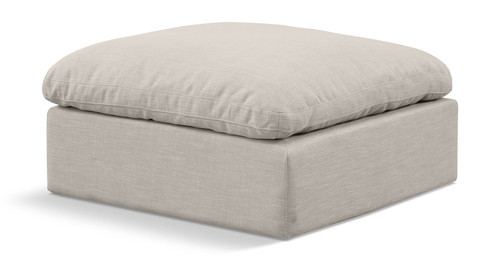 Indulge - Linen Ottoman