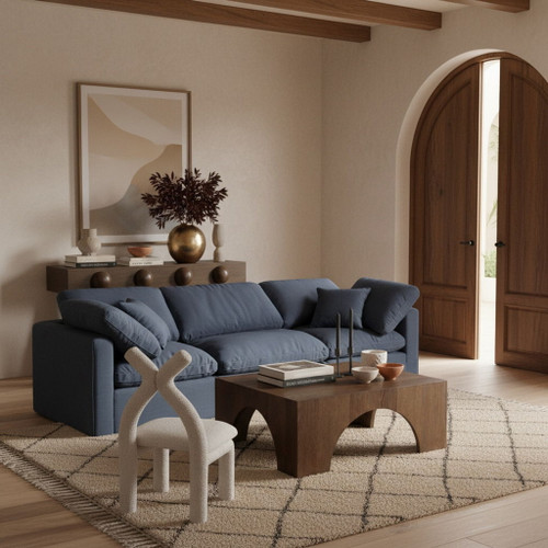 Indulge - Linen 3 Seat Modular Sofa