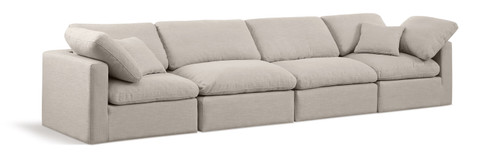 Indulge - Linen 4 Seat Modular Sofa Indulge - Linen 4 Seat Modular Sofa