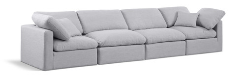 Indulge - Linen 4 Seat Modular Sofa