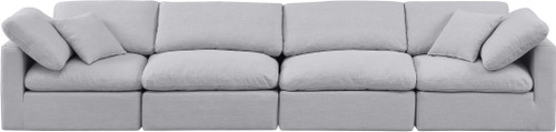 Indulge - Linen 4 Seat Modular Sofa